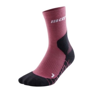 CEP Light Merino Mid-Cut Wandersocken, Rot, Gr. 34-37 – Feuchtigkeitsregulierend & Komfortabel für Outdoor-Abenteuer