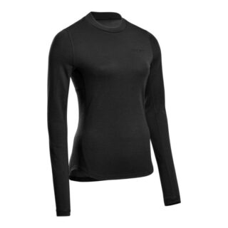 CEP Merino Langarmshirt für Damen - Schwarz, Größe L, ideal für kaltes Wetter