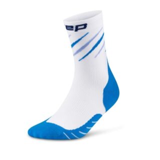 CEP Run Edt. Claws Mid Cut Socken Weiß, Größe 34-37 – Bequeme Laufsocken für Training und Wettkampf