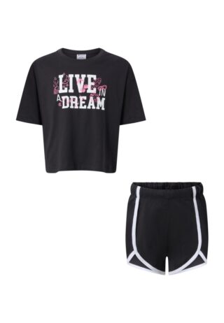 Champion T-Shirt & Shorts "Graphic Oversized Fit T-Shirt and Shorts set" 2 tlg. für Children, sportlicher Stil