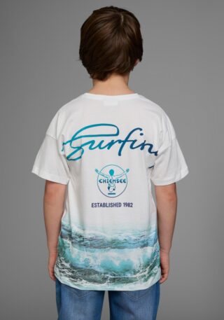 Chiemsee T-Shirt "WAVE" Kurzarm, Basic-Passform, bedruckt, Rundhalsausschnitt