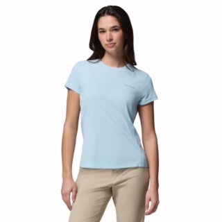 Columbia Zero Rules Light SS Tee Gr. L Blau Damen