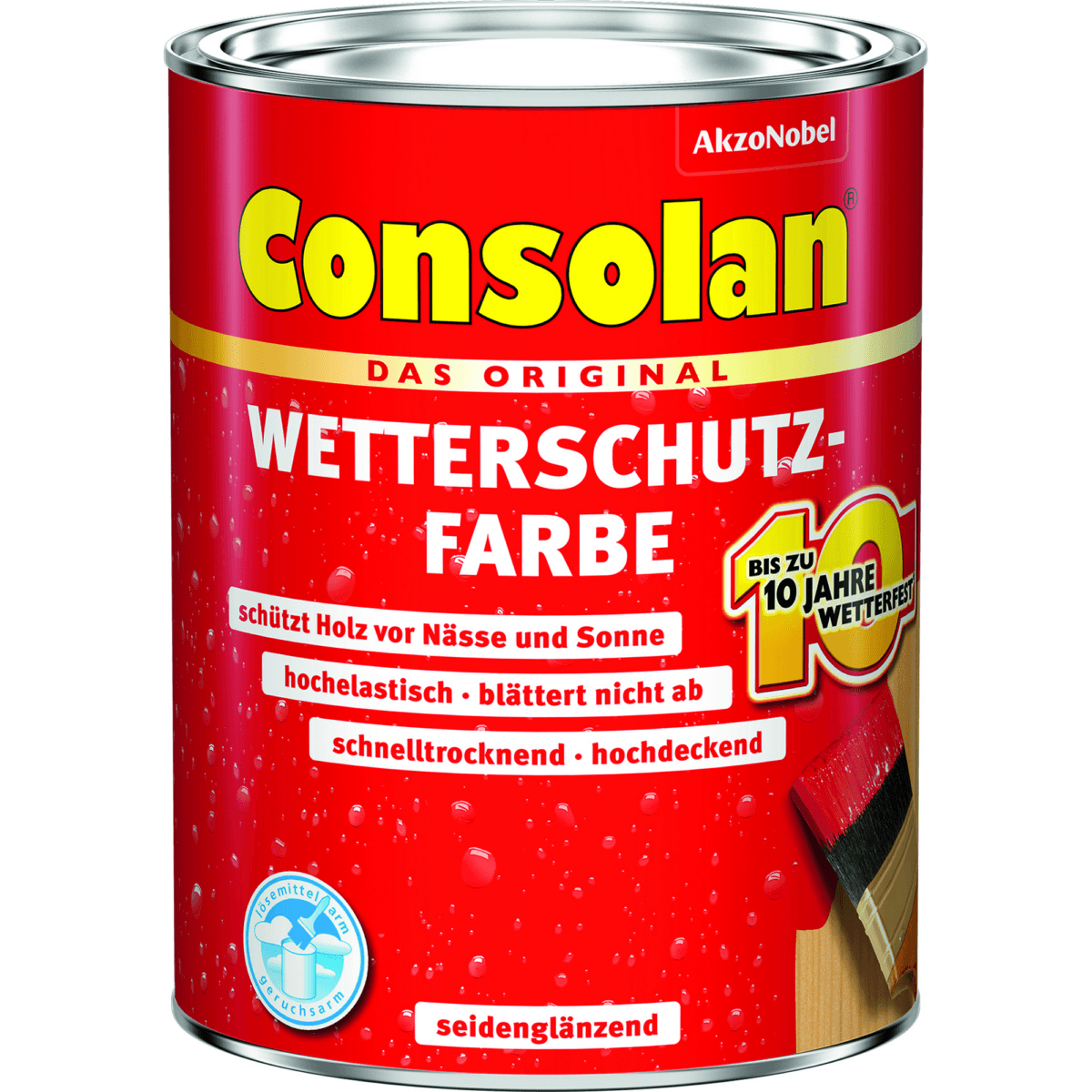 Consolan Wetterschutzfarbe braun 750 ml