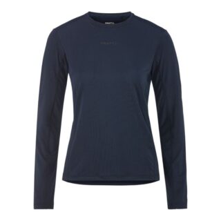 Craft ADV Essence LS Tee Damen Gr. L Blau - Atmungsaktives Laufshirt für optimale Performance