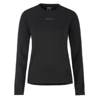 Craft ADV Essence LS Tee Damen - Langarmshirt, atmungsaktiv, schwarz, Größe L