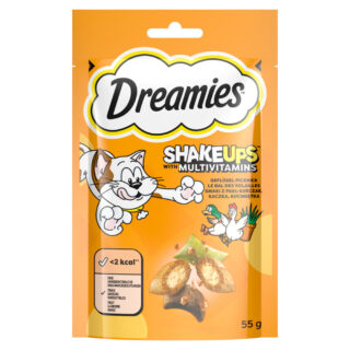 Dreamies Katzensnacks Shake Ups Multivitamins - Geflügel Picknick (55 g)