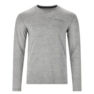 Endurance Abdon Melange Langarmshirt Herren Gr. L - Grau