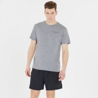 Endurance Abdon Melange Short Sleeve Tee Gr. M Grau Herren