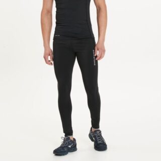 Endurance Energy Lange Tights Gr. L für Herren - Bequeme und atmungsaktive Lauftights in Schwarz