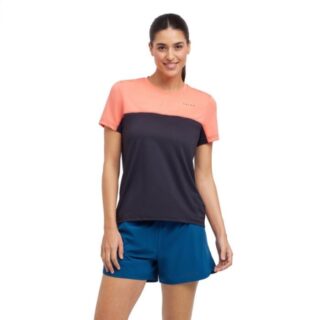 FALKE® RU SS Tee Heat Damen Laufshirt, leicht & atmungsaktiv, orange, Gr. L – Optimale Performance beim Laufen