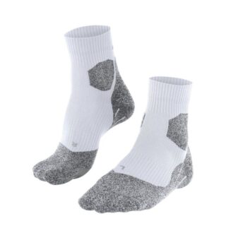 FALKE® RU Trail Grip Socken Damen 35-36, Weiß/Grau – Rutschfeste Trailsocken mit Komfort und Unterstützung