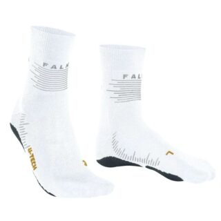 FALKE® RU True Motion Socken 35-36 – Bequeme weiße Laufsocken für optimale Leistung