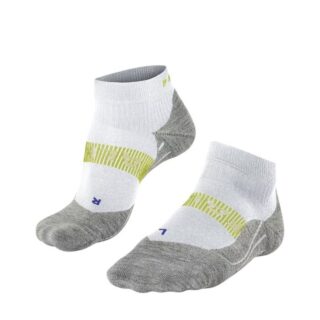 FALKE® RU4 Endurance Cool Lauf-Socken Weiß/Grau, Gr. 39-41 – Optimale Belüftung & Komfort für ausdauerndes Training