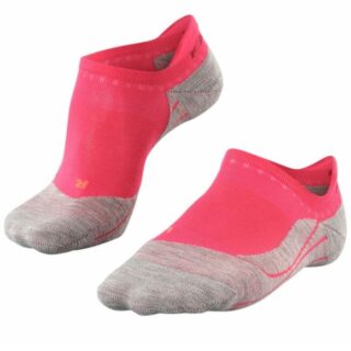 FALKE® RU4 Endurance Invisible Damen-Laufsocken, Gr. 35-36, Rot – Maximaler Komfort & Unterstützung für langes Lauftraining