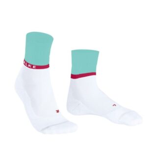 FALKE® RU4 Endurance Kompressionssocken 37-38, Weiß – Optimale Unterstützung beim Laufen, verbesserte Durchblutung