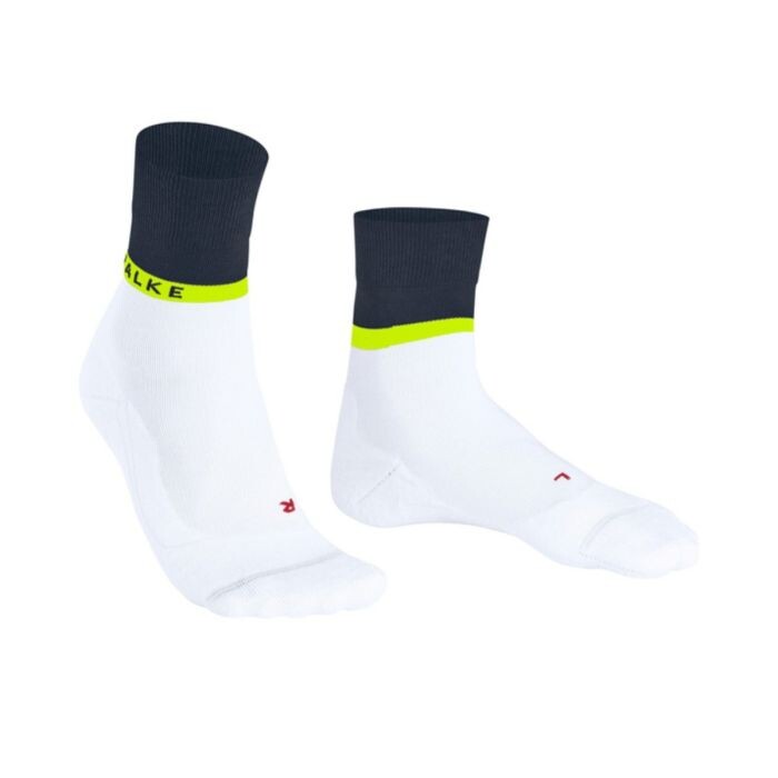 FALKE® RU4 Endurance Kompressionssocken 39-41 – Unterstützung beim Laufen, atmungsaktiv, langlebig in Weiß