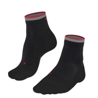 FALKE® RU4 Endurance Reflektierende Lauf-Socken Schwarz, Gr. 39-41 – Komfort, Sichtbarkeit & Halt bei Training und Wettkampf