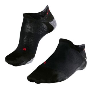 FALKE® RU5 Invisible Laufsocken Gr. 35-36, Atmungsaktiv & Komfortabel, Schwarz Mix für optimale Laufleistung