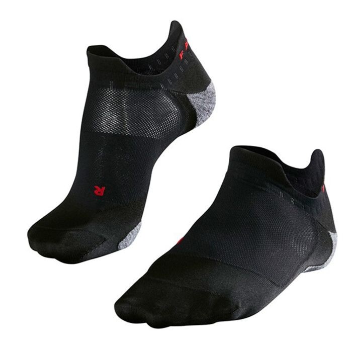 FALKE® RU5 Invisible Laufsocken Gr. 39-41, Schwarz-Mix – Atmungsaktiv, bequem & perfekt für Lauftraining