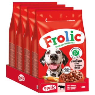 Frolic Rind, Karotten + Getreide - 6 kg (4 x 1,5 kg)