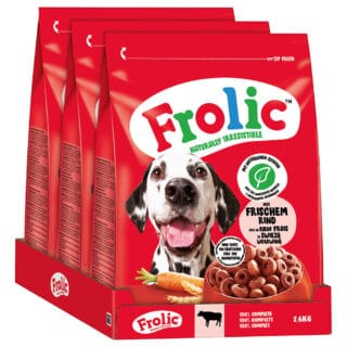 Frolic Rind, Karotten + Getreide - 7,8 kg (3 x 2,6 kg)