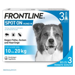 Frontline® Spot on Hund M - 3 Pipetten x 1,34 ml