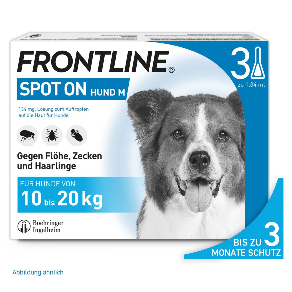 Frontline® Spot on Hund M - 3 Pipetten x 1,34 ml