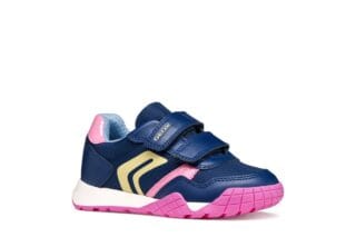Geox Sneaker Halbschuh mit Kontrastbesätzen, Größenschablone zum Download