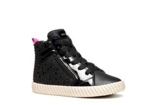 Geox Sneaker "J MIRROLESS GIRL" Schnürboots mit Warmfutter, Größenschablone zum Download