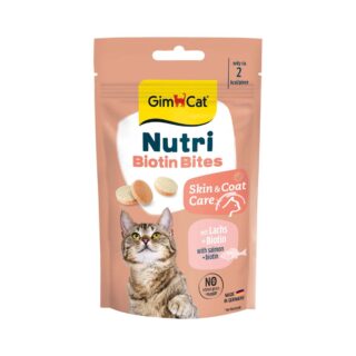 GimCat Nutri Biotin Bites mit Lachs - 40 g