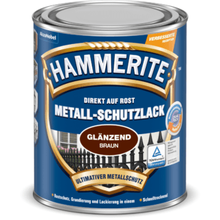 Hammerite Metallschutzlack 'Direkt auf Rost' braun glänzend 750 ml