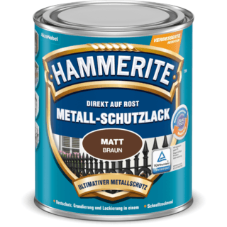 Hammerite Metallschutzlack 'Direkt auf Rost' braun matt 250 ml