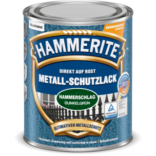 Hammerite Metallschutzlack Hammerschlag-Effekt dunkelgrün 2,5 l