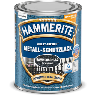 Hammerite Metallschutzlack Hammerschlag-Effekt schwarz 750 ml