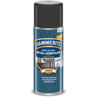 Hammerite Metallschutzlack-Spray Hammerschlag-Effekt dunkelgrau 400 ml