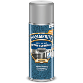 Hammerite Metallschutzlack-Spray Hammerschlag-Effekt silbergrau 400 ml