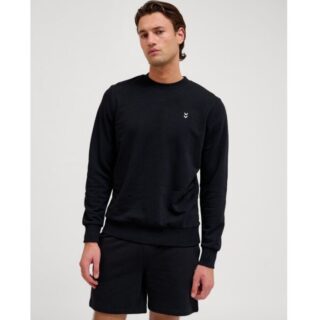 Hummel Pulse Sweat Crewneck Herren Gr. L – Schwarzer Trainings- und Laufpullover für Komfort und optimale Bewegungsfreiheit