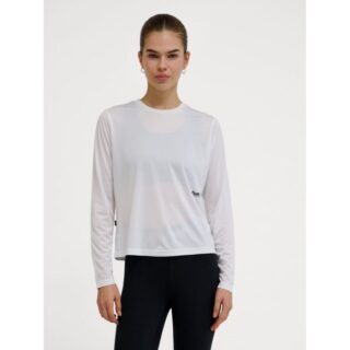 Hummel Pulse Workout LS Damen T-Shirt Gr. L – Weiß, Perfekt für Training & aktiven Lifestyle