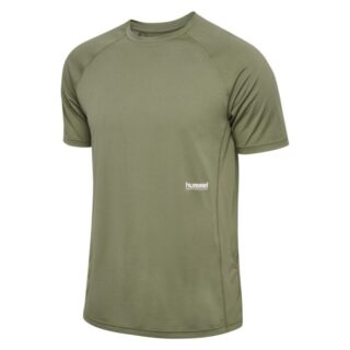 Hummel Pulse Workout SS Tee Gr. L Grün Damen