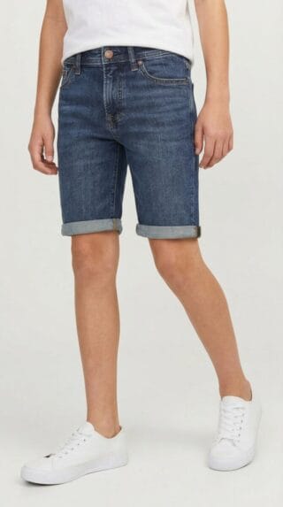 Jack & Jones Junior Shorts "JJIRICK bequem mit mittlerer Taille für Jungen" unifarben, modisch, regular fit, Web