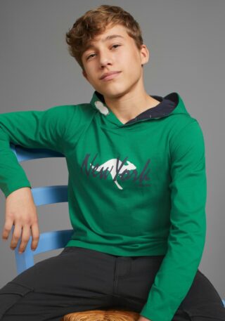 KangaROOS Kapuzenshirt "Logo-Print", für den sportlichen Look