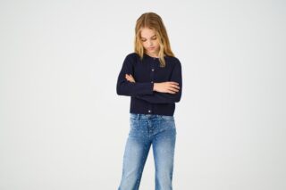 KIDS ONLY Strickjacke "KOGNATASCHA LS O-NECK CARD CP KNT NOOS"