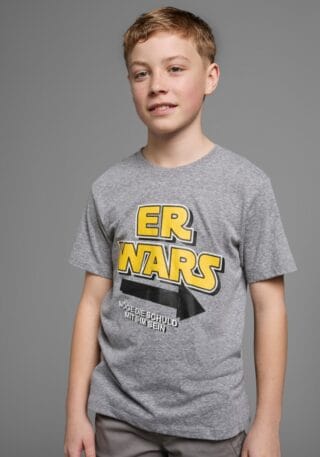 KIDSWORLD T-Shirt "ER WARS" Langarm, Basic-Passform, trendiger Print, Rundhalsausschnitt