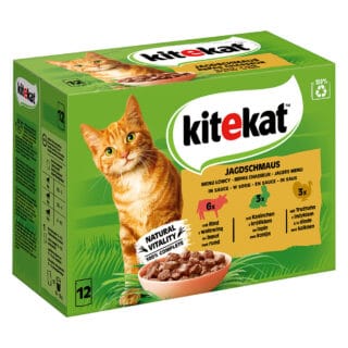 Kitekat Frischebeutel 48 x 85 g - Jagdschmaus in Sauce