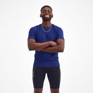 LIPATI Socialize SS Laufshirt Heavenly Blue Gr. M – Leichtes, atmungsaktives Top für optimale Performance beim Laufen