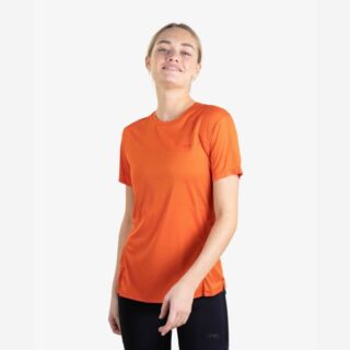LIPATI Strato AL Damen Lauf-T-Shirt XS – Atmungsaktiv, leicht, orange für optimale Performance