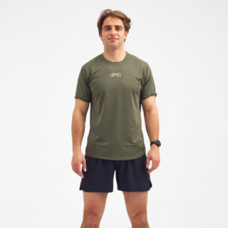LIPATI Sunbeam SS Tee M Grün – Leichtes, atmungsaktives Laufshirt für Training und Performance