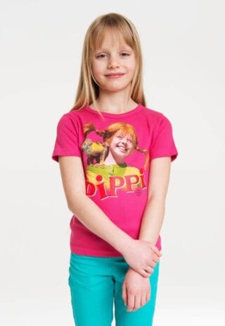 LOGOSHIRT T-Shirt "Pippi Langstrumpf & Herr Nilsson" mit Langstrumpf-Frontdruck
