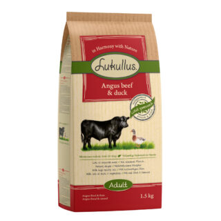 Lukullus Kaltgepresst Angus-Rind & Ente - Sparpaket: 4 x 1,5 kg
