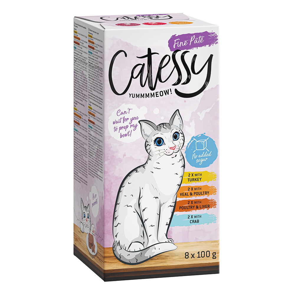 Mixpaket Catessy SchÀlchen 32 x 100 g Feine Pastete 1 (4 Sorten)